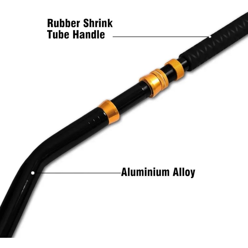 ベントバットフィッシングロッド 2ピース ソルトウォーターオ - Fishing Rod Boat のレビューと価格