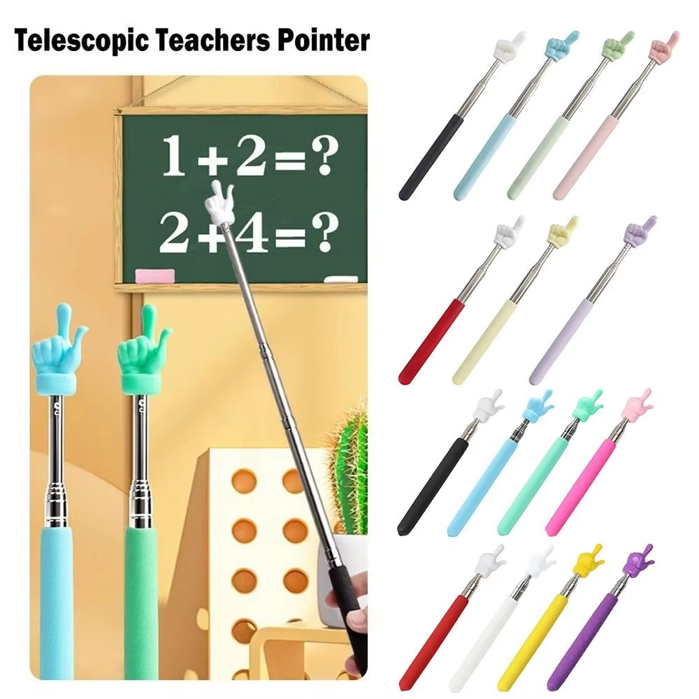 1 個ステンレス鋼伸縮ロッドおもちゃ指デザイン教育スティック - Fishing Rod Telescopic のレビューと価格