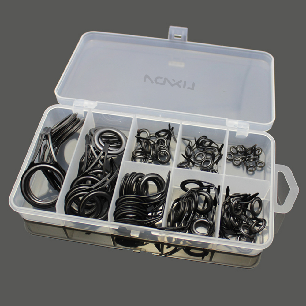 釣り竿ガイド,さまざまなサイズ,釣り糸,スピニング,アイ,リ - Fishing Rod Guide Replacement のレビューと価格