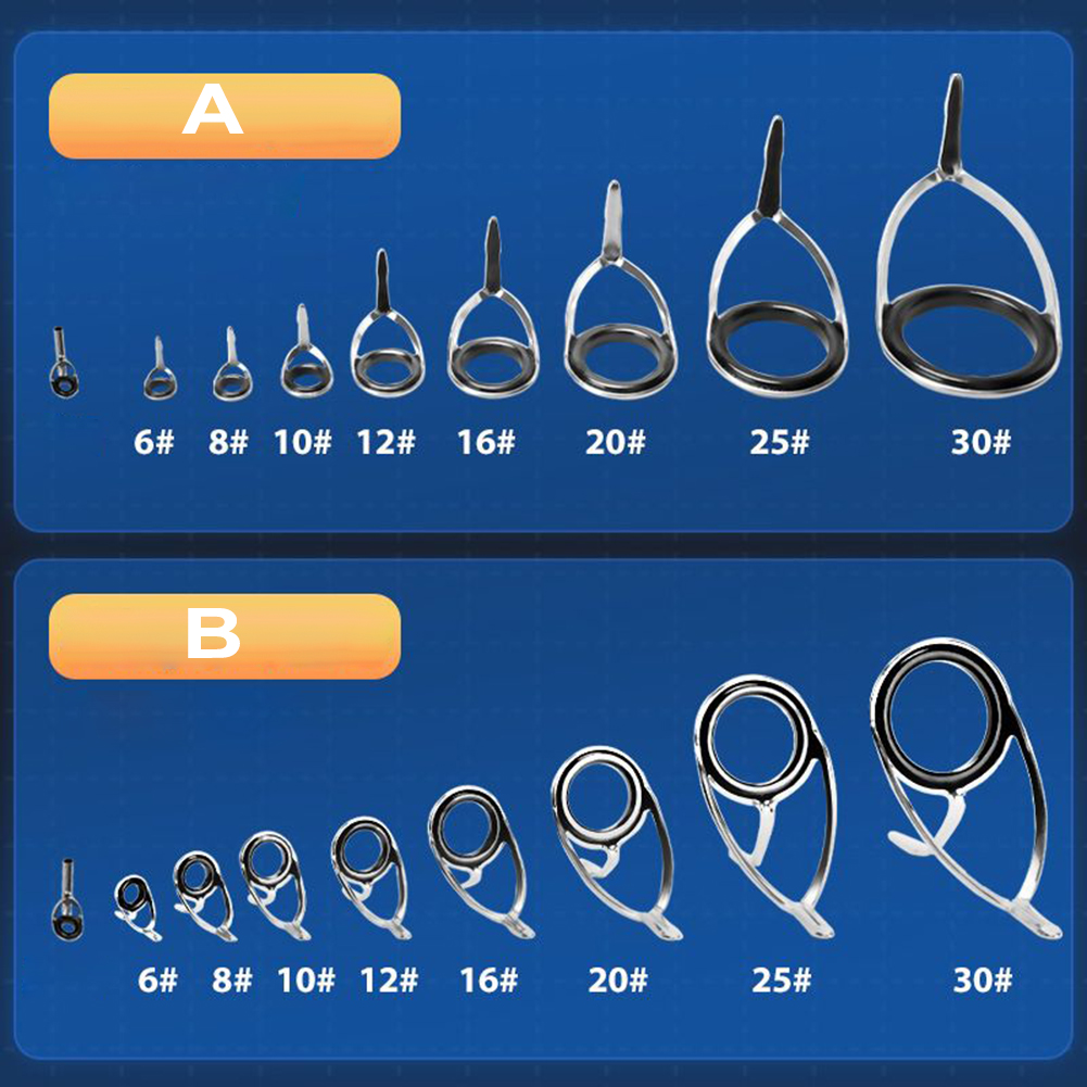 セラミックフィッシングロッド,トップ交換リング,チップ,アイ - Fishing Rod Guide Replacement のレビューと価格