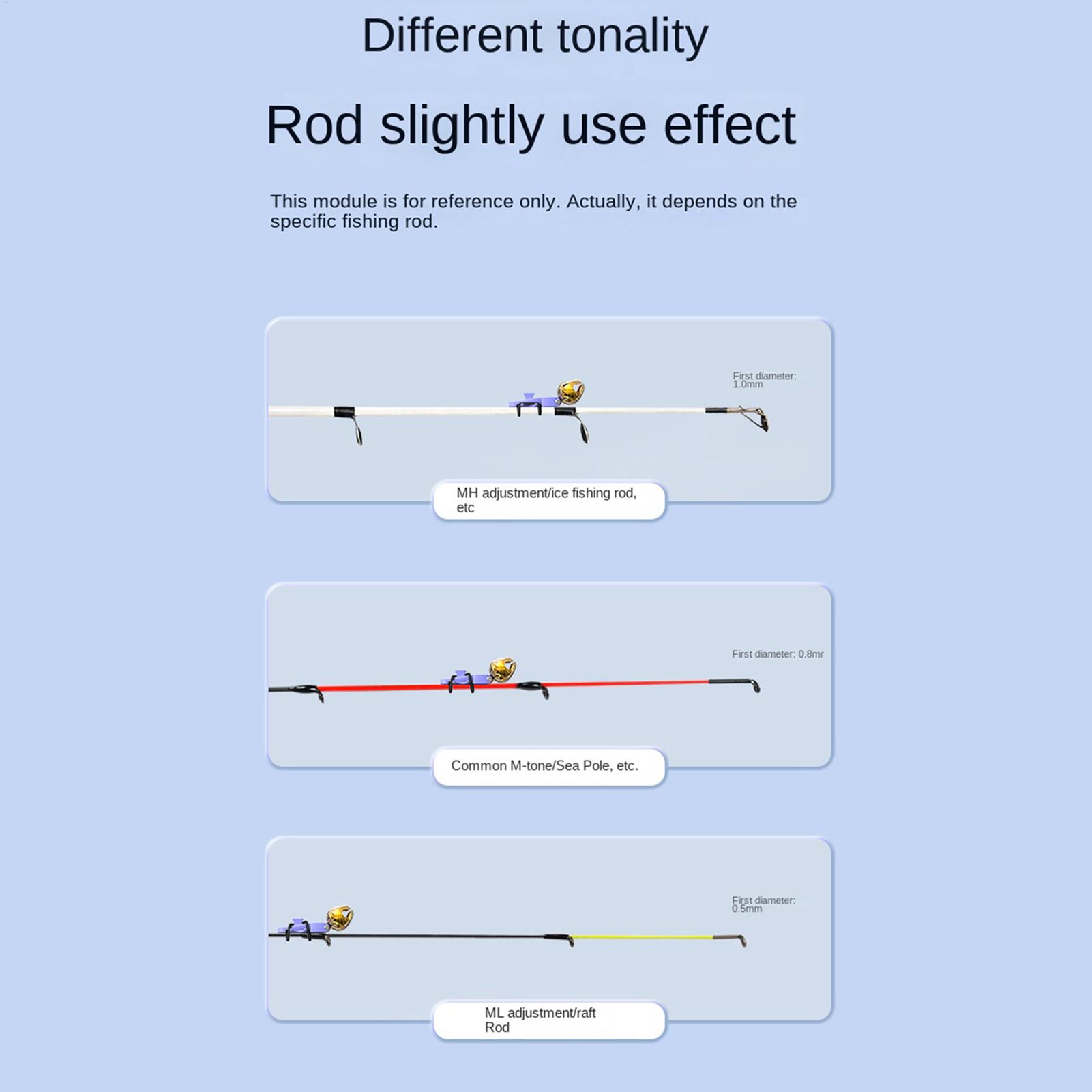 3個入り釣り用バイトアラームベル ロッドクリップ 釣り用品  - Fishing Rod Ice のレビューと価格